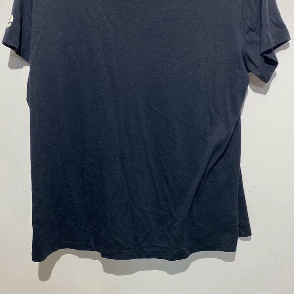 The Nike Tee Men's Black Swoosh Logo Crew Neck Short Sleeve T-Shirt Size Large - Picture 6 of 8